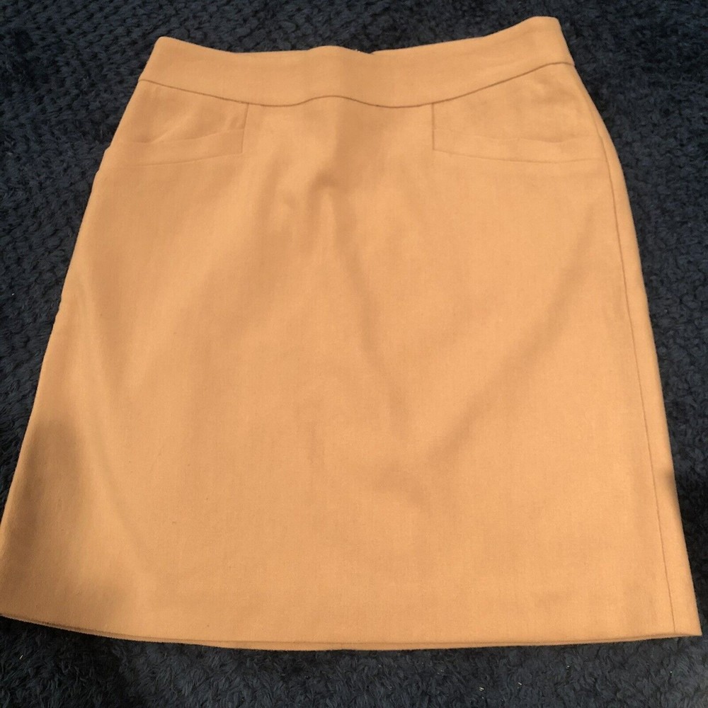 Ann Taylor Wool Blend Pink/Blush Womens Lined Skirt Size 2